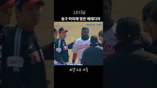 송구 머리에 맞은 에레디아ㅋㅋㅋ #ssg랜더스
