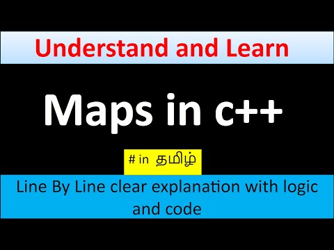 how to create maps in c++||in Tamil
