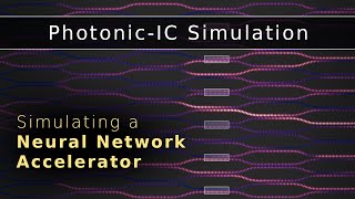 Wave Simulation of a Photonic-IC for Neural Network Accelleration