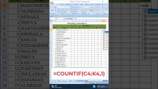 Marking attendance in excel  #exceltech exceltips#attendancemanagement#excel#excelguide #exceltrickS