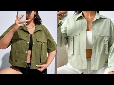 How To Cut And Sew A Cargo Shirt. #howto,#sewingtutorial,#shirt,#cargo