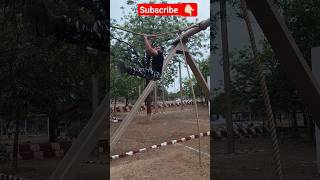 DIFFERENT TYPES OF ROPE CLIMBING | STRENGTH TRAINING SSC GD TRAINING | #trendingshorts #ytshort #yt