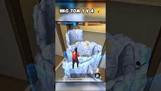 NKG TOM 👾🥷🏻 1 v 4 😮 WITH 4 LEGEND GIRLS ❤️‍🔥🦋 @NARIKOOTTAM_GAMERZ519