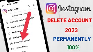 How to Delete Instagram Account Permanently 2023 | Delete Instagram Account