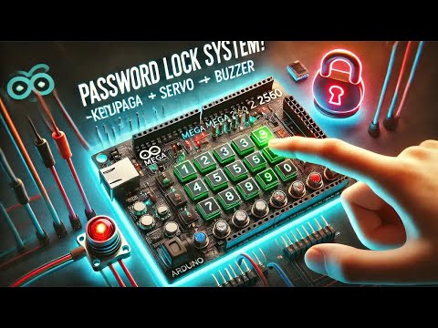 "DIY Arduino Password Lock 🔐 | Keypad + Servo + Buzzer | Secure Access System!"