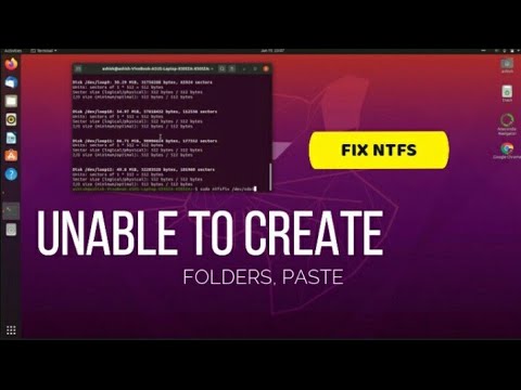 Unable to create folders in ubuntu ntfs media permission denied | fix ntfs media UBUNTU 20.04/18.04