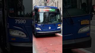 🇺🇸 MTA 2019 New Flyer XD40Xcelsior #7590 On The M55 to South Ferry ⛴️ #mta #bus