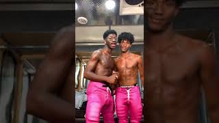 Lil Nas X & “👀”His backup dancer (Yai Ariza) at  “THATS WHAT I WANT” music video BTS | so CUTE 🥰💕