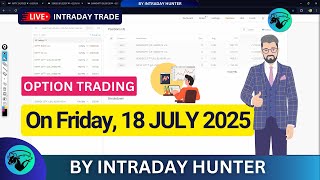Live Bank Nifty Option Trading 📈 | Intraday Trading by Intraday Hunter