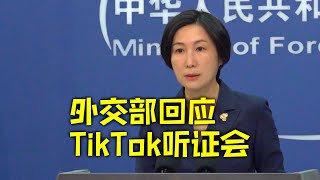 外交部回应TikTok听证会：美方应当停止无理打压别国企业