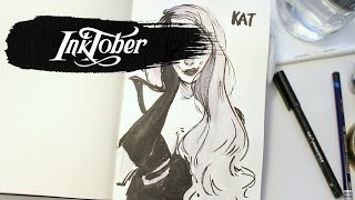 Inktober Haul + Inktober Day One