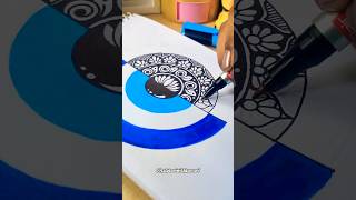 Evil Eye Mandala #evileye #art #mandala #mandaladrawing #artreels #mandalaart #ytshorts #art