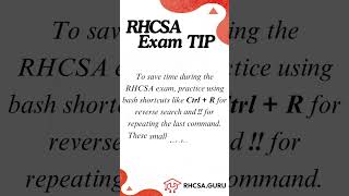 ✅ RHCSA Exam Tip: Save Time with Bash Shortcuts | Ctrl+R, !! & More