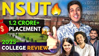 NSUT Review🔥| 1.2 CRORE Package: Better than IIT😱[2024]
