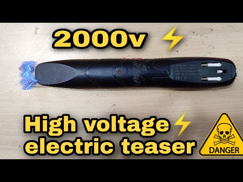 How to make electric taser|stun gun|electric shocker ⚡️