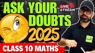 Ask Your Doubts 05 | CBSE Board Exams 2025-26 Class 10 Maths Revision by Jai Sir #matholics #ncert