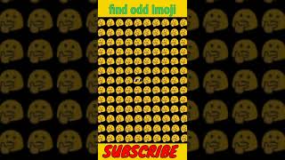 find odd imoji difficult #shorts #quiz #imoji #puzzlequiz #viralvideo