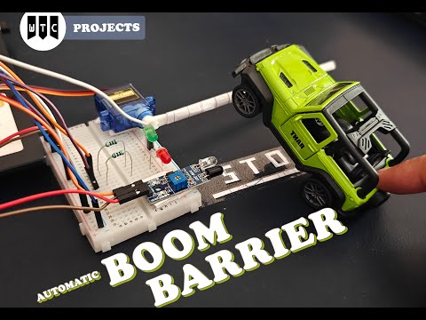 How I Made a Smart Check Post with IR Sensor & Servo Motor | DIY Project #tutorial  #crash #cars