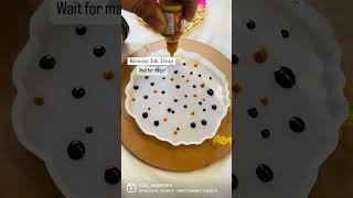 Reverse ink drop / Alcohol ink resin coaster / Resin Art #diyresin #resin