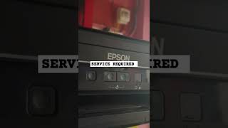 Epson Printer Service Required Problem Solution #9234509757 #technicalpcs #shorts