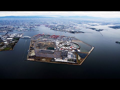 【大阪・関西万博】開幕した大阪・関西万博会場の空撮