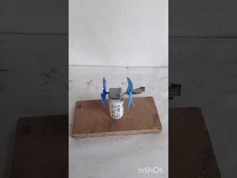 how to make a table fan DIY double soft motor