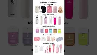 Make your school bag !! 🤍 #preppy #backpack #school #viralvideo