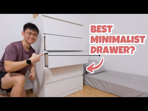 IKEA Malm Chest of Drawers + SKUBB compartments review