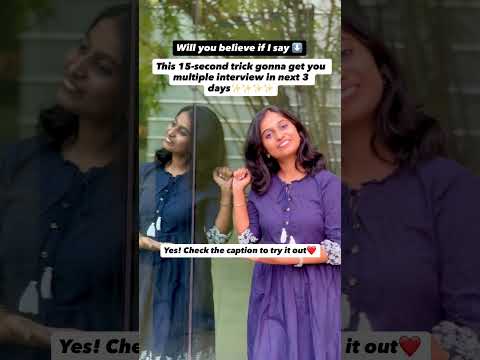 15 second trick to get more interview calls | how to get more interview calls