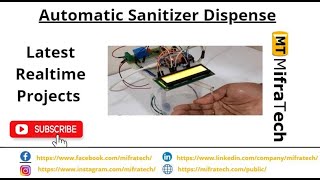 Automatic Sanitizer Dispense #eecentengineeringproject #latesthardwareprojects #bestembededdprojects