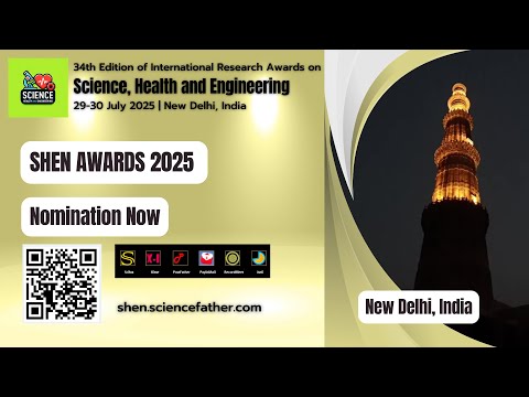 34th International Research Awards on Science Health and Engineering 29-30 July 2025 New Delhi India