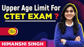 Upper Age Limit For CTET Exam❓| Let's LEARN #shorts