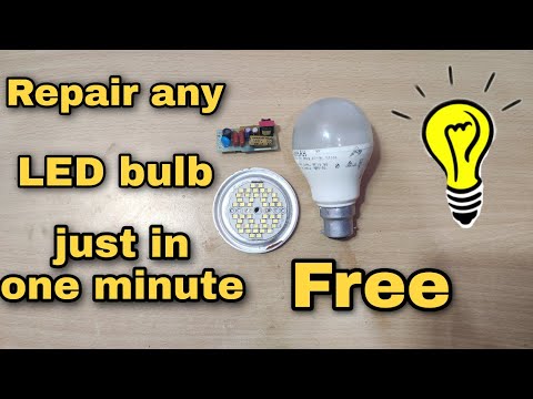 How to repair LED bulb|Repair LED bulb in hindi|Led bulb repair kaise kare in hindi | part-1