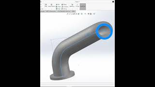 Manifold With Flange & SolidWorks