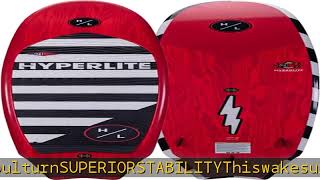 Hyperlite Landlock Wakesurf Board – Forgiving Longboard Style Wakesurf Board - Perfect for Beginner