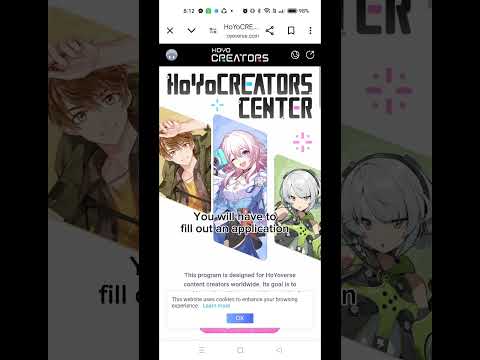 How to apply for Hoyocreators! (The text to speech is really wonky) #genshinimpact #hoyocreators