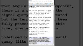 🔍 Angular 18 ViewChild with Signals! ⚡ Required Queries & Timing Demystified for You! ⏱️