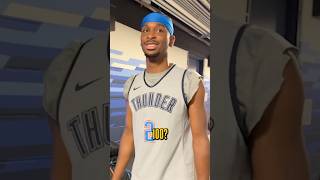 SGA reacts to how many autographs he signed before Game 2 of the NBA Finals!