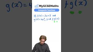 Composite Functions | GCSE Maths 2025