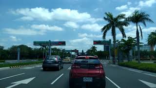 Taiwan Tainan Science Park 臺南科學園區,南科南北路路過 護國神山 台積電 tsmc 、 聯電 、 群創光電 , 很大的廠區