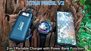 XTR PB2SL V2 - 2 in 1 Portable Charger with Power Bank Function 