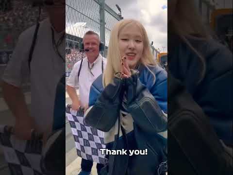 Rosè at F1 race #shortsvideo #blackpinkshorts #rosé #parkchaeyoung #blink #F1race