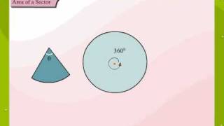 Area Of Sector Of A Circle