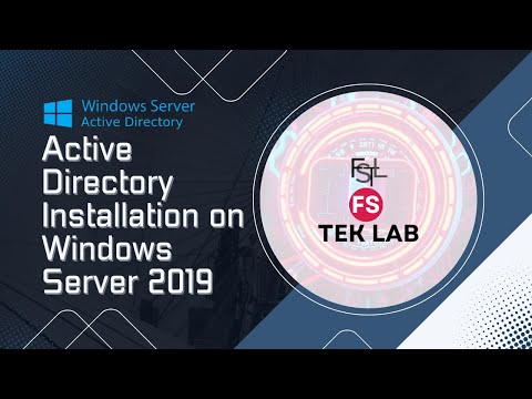 Active Directory Installation on Windows Server 2019 | Step by Step Guide |  @FSTekLab ​
