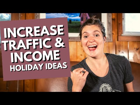 HOLIDAY BLOG POST IDEAS: Ways To Get More Blog Traffic & Increase Your Income During The Holidays