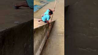 #shorts - Net and Cast Net Fishing In River #shorts #165