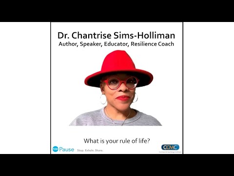 Push Pause. | Dr. Chantrise Sims-Holliman: Rule of Life