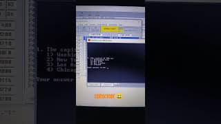 quiz system in assembly language #coding #codinglife #coder #codingforbeginners