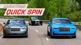 2025 Rolls-Royce Black Badge Ghost Series II & Cullinan Series II | MotorWeek Quick Spin
