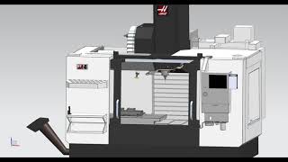 NX CAM machine simulation _ Haas_part 1